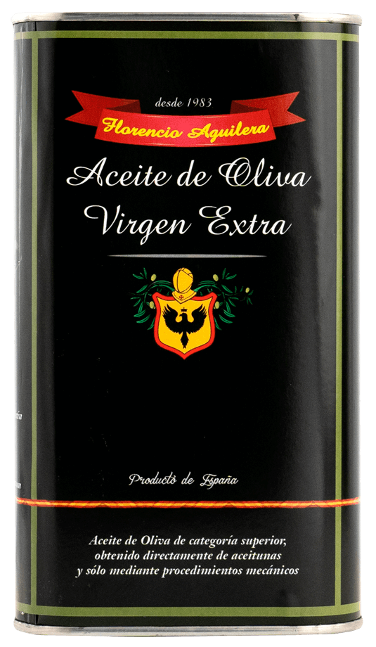 Aceite de Oliva Virgen Extra Gourmet Etiqueta Negra en Lata 1 Litro (Pack 3 unidades)